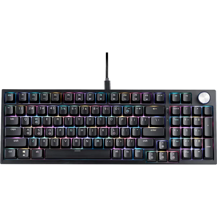 ADATA XPG Gaming Tastatur SORCERER US Layout schwarz mit RGB-LED Beleuchtung