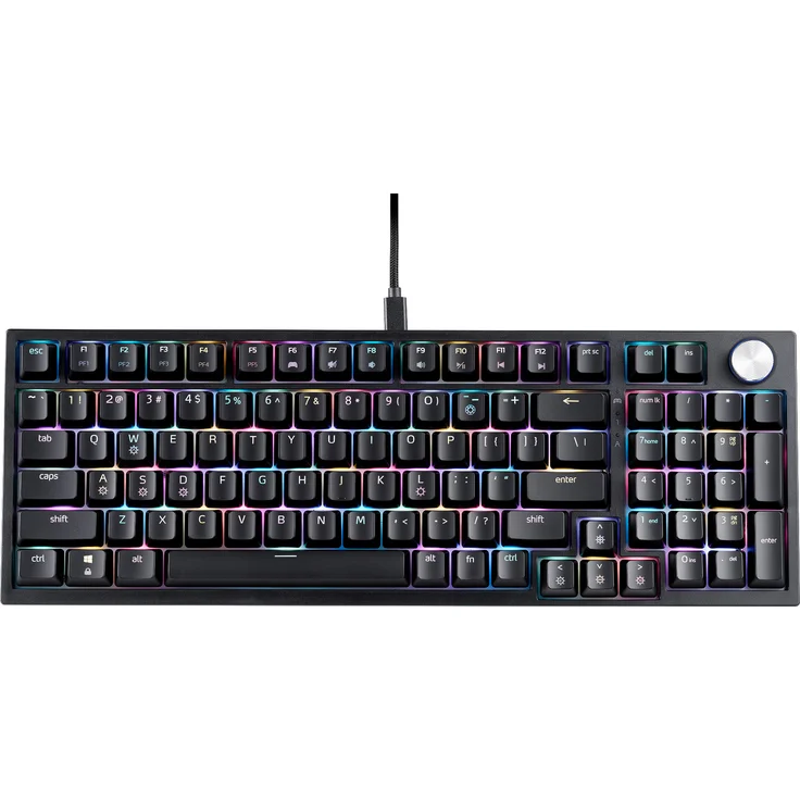 ADATA XPG Gaming Tastatur SORCERER US Layout schwarz mit RGB-LED Beleuchtung