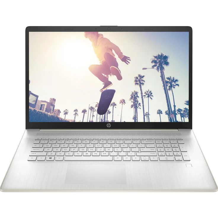 HP Laptop 17-cp2558ng, 17.3" Full HD, AMD Ryzen™ 5 7520U, 16 GB LPDDR5, 512 GB SSD, Silber