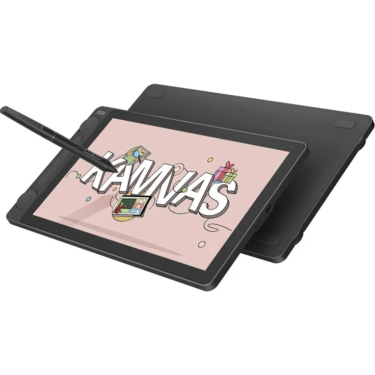 HUION Kamvas 13 Gen 3 Grafiktablett mit Display, PenTech 4, 99% sRGB Farbraumdeckung, Blendschutz, papierähnliche Textur