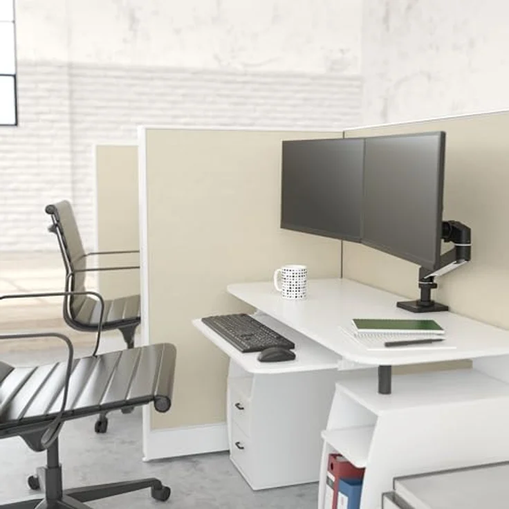 Ergotron LX Pro 45-684-292 Tischhalterung für Flachbildschirme bis 68,6 cm (27"), neigbar und drehbar, Schwarz – Bild 4