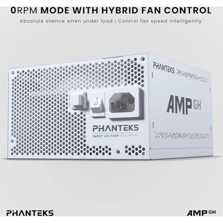 Phanteks AMP GH 850W 80 Plus Gold Netzteil, PCIe 5.1, ATX 3.1-850 Watt, weiß – Bild 5