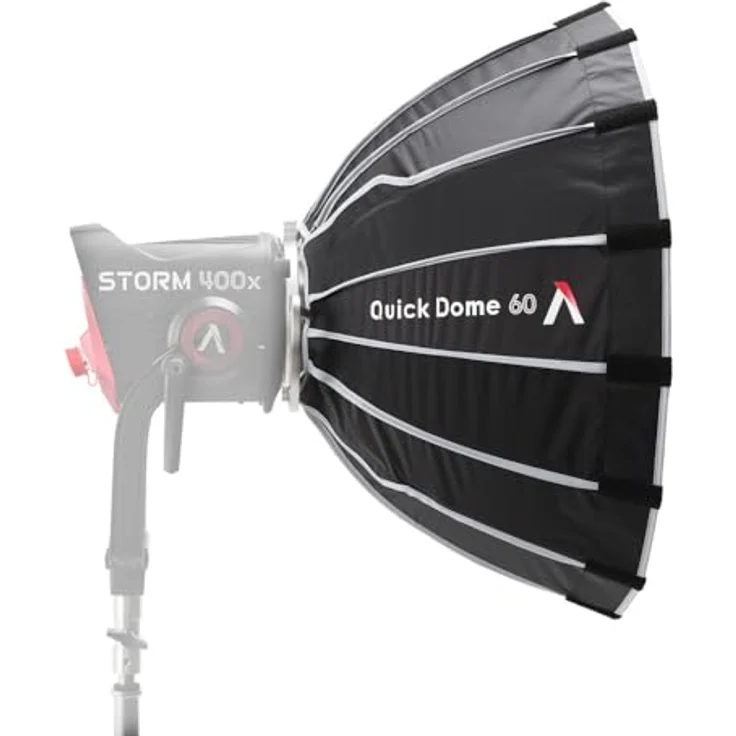 Aputure Quick Dome 60, Runde Softbox mit Bowens-Halterung, 40° Lichtsteuerungsgitter und Tragetasche – Bild 1