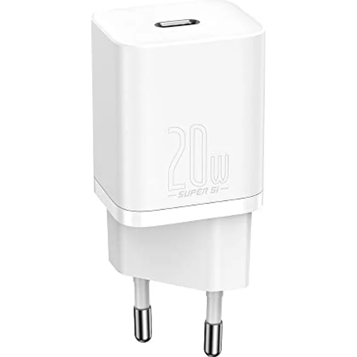 Baseus Super SI PD 20W Wall Charging Set White - Minimalistisches Design, 20 W schnelles Aufladen, geeignet für den täglichen Gebrauch – Bild 3