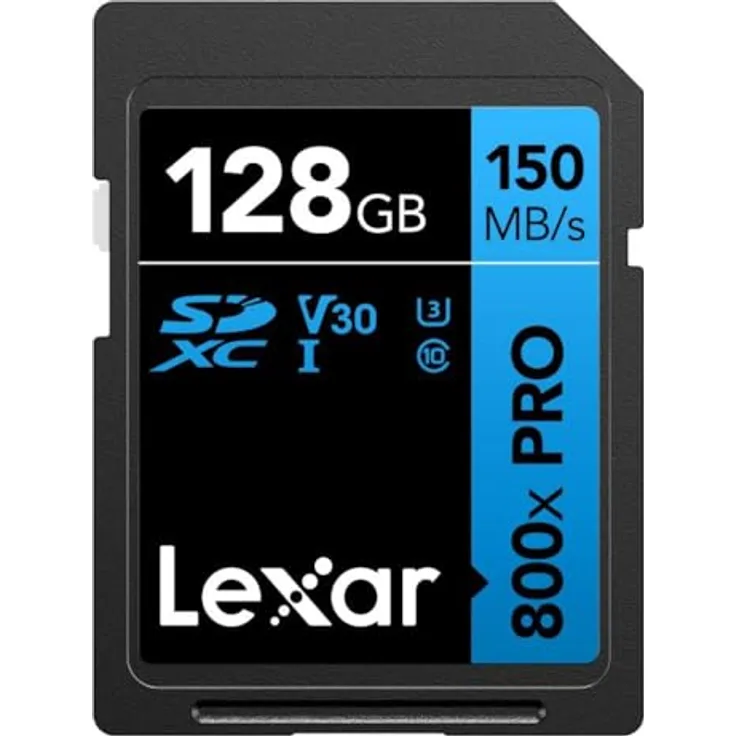 Lexar MEMORY SDXC 128GB UHS-I/LSD0800P128G-BNNNG (SDXC, 128 GB, U3, UHS-I), Speicherkarte, Schwarz - Preisvergleich