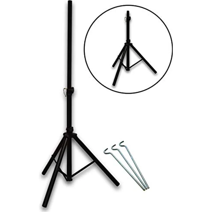 PremiumX Mobile Camping Satelliten-Komplettanlage 60cm Hellgraue Antenne SAT Single LNB 4K mit Dreibein-Stativ und Stahl-Heringen – Bild 5