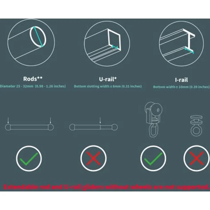 Aqara Smarter Gardinenmotor E1(Stangen-Version), Erfordert Zigbee 3.0 Hub, Elektrischer Smart-Vorhangmotor für Fernsteuerung u. Hausautomation, Unterstützt HomeKit, Alexa, Google Assistant und IFTTT – Bild 2
