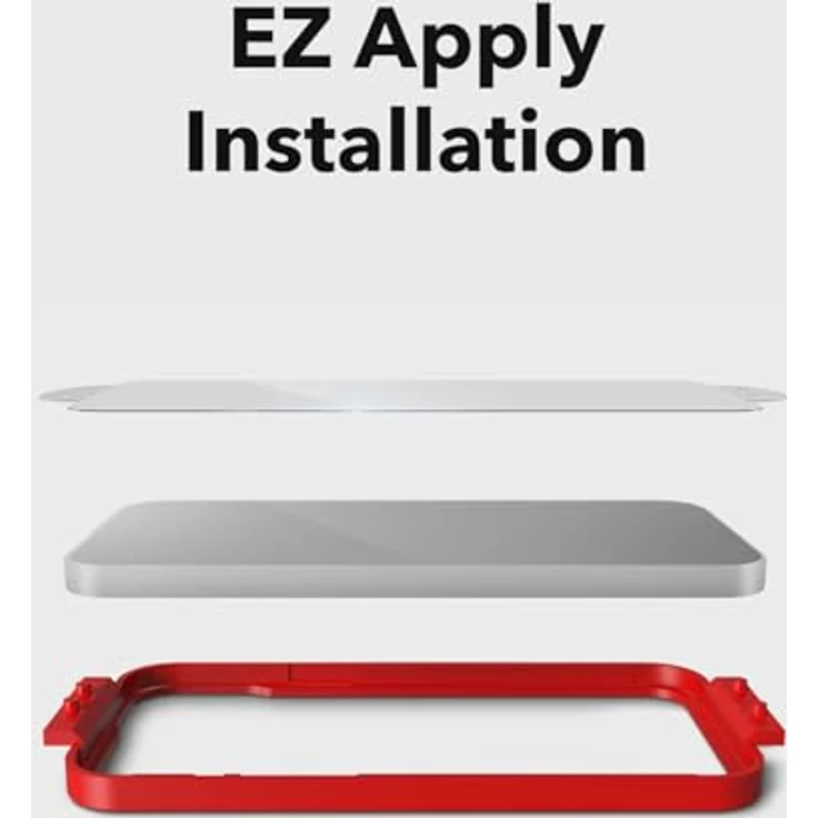 ZAGG InvisibleShield Glass Elite, Displayschutz aus gehärtetem Glas für iPhone 15 Plus [6.7-Inch], kratzfest, schmutzabweisend, stoßfest, einfache Installation, transparent – Bild 4