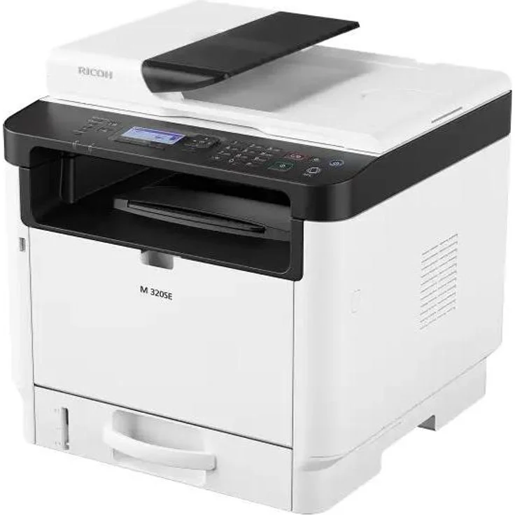 Ricoh M 320FSE A4, monochromer Laser Multifunktionsdrucker, 4 in 1 mit 32 Seiten/Minute Druckgeschwindigkeit