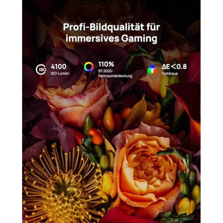 XGIMI Horizon 20 Pro 4K RGB Triple Laser Heimkino Beamer, 4100 ISO Lumen, Google TV, lizenziertes Netflix, Optischer Zoom, Lens Shift, IMAX Enhanced, Dolby Vision, 20.000:1 Kontrast, 300" Display – Bild 2