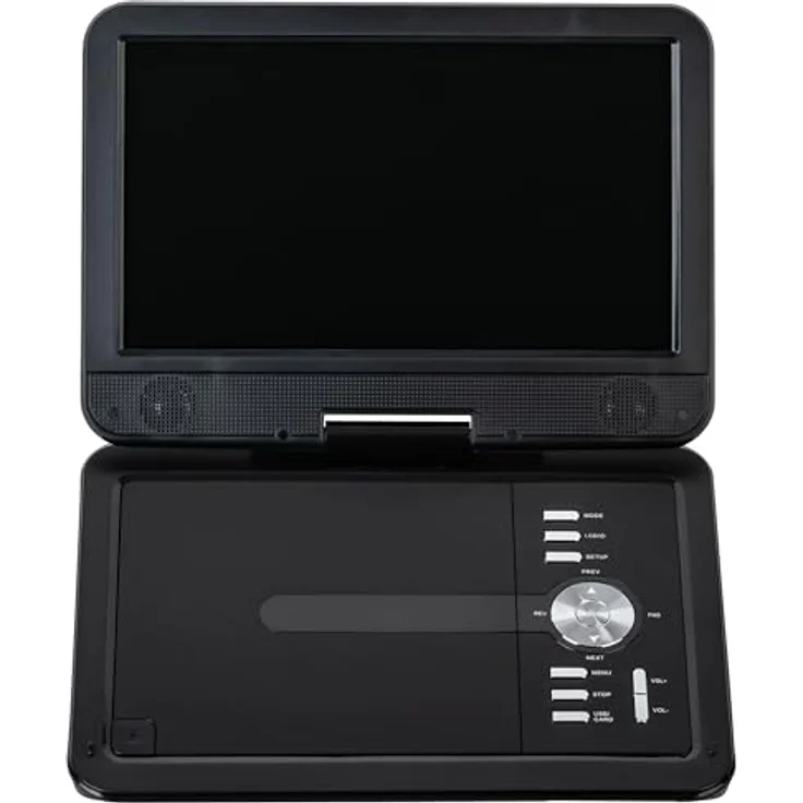 Reflexion DVD1025, Portabler DVD-Player mit DVB-T2 HD Tuner, integriertem Akku, 12V Auto-Adapter und PVR-Aufzeichnung – Bild 3