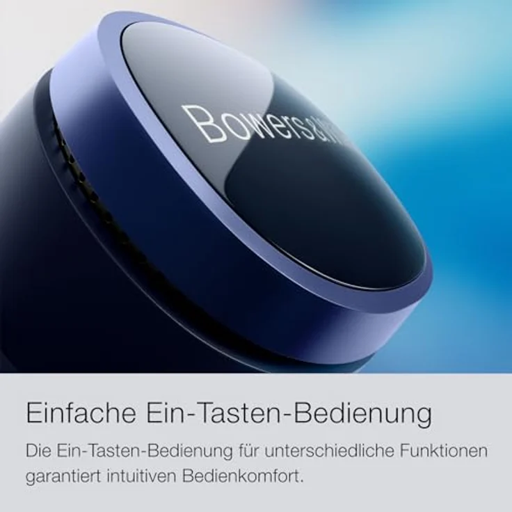 Bowers & Wilkins Pi8 kabellose True Wireless Kopfhörer mit Aktiver Geräuschunterdrückung, Bluetooth, AptX, Ladecase mit Wireless-Audioübertragung – Mitternachtsblau – Bild 4