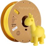 Polymaker PolyTerra PLA Savannah Gelb, 3D-Druckfilament, 1.75mm, 1kg, nachhaltiger Biokunststoff, druckt wie PLA