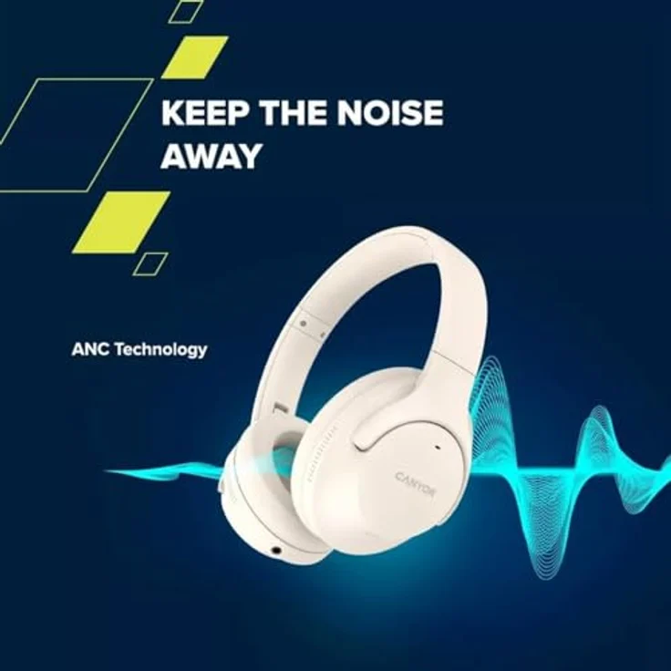 Canyon Bluetooth Headset OnRiff 10 On-Ear/ANC/BT5.3 grün Bulk, kabelloser Kopfhörer mit aktiver Geräuschunterdrückung und Gaming-Modus – Bild 2