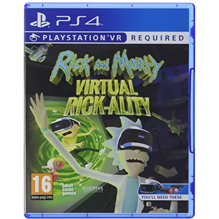 Nighthawk Interactive Rick and Morty Virtual Rick-ality (PSVR ONLY) PS4 - Interaktives Spiel mit Reparatur von intergalaktischen Autos in Ricks Garage, selbstwertreflektierende Abenteuer