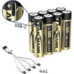 Ansmann 1311-0031 Micro (AAA)-Akku Lithium 400 mAh 1.2 V 8 St. mit integrierter Schutzbeschaltung