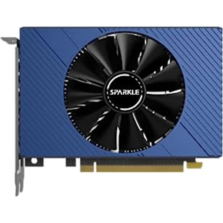 Sparkle Intel Arc A380 ELF DDR6 HDMI 2000MHz 6GB Single Fan Grafikkarte - Blau – Bild 2