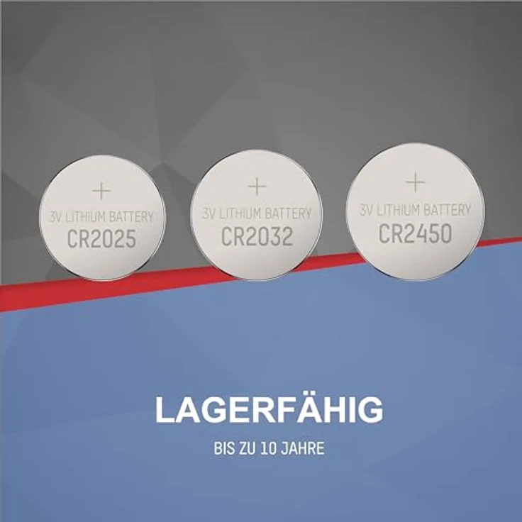 HyCell Set Lithium Knopfzellen, 3x CR025 / 6x CR2032 / 3x CR2450, zuverlässige Energiequelle für vielseitige Anwendungen – Bild 5