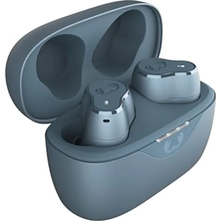 Fresh 'n Rebel Twins Elite, kabellose In-Ear-Bluetooth-Kopfhörer mit Adaptive Hybrid Noise Cancelling, Personal Sound by Audiodo, Mulitpoint Bluetooth, ENC-Mikrofon, 29 h Spielzeit (Dive Blue)