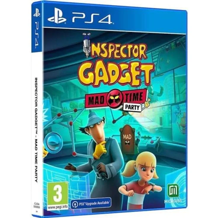 MICROÏDS Inspector Gadget: Mad Time Party, PS4-Spiel mit Abenteuer-Gameplay und Cartoon-Grafik