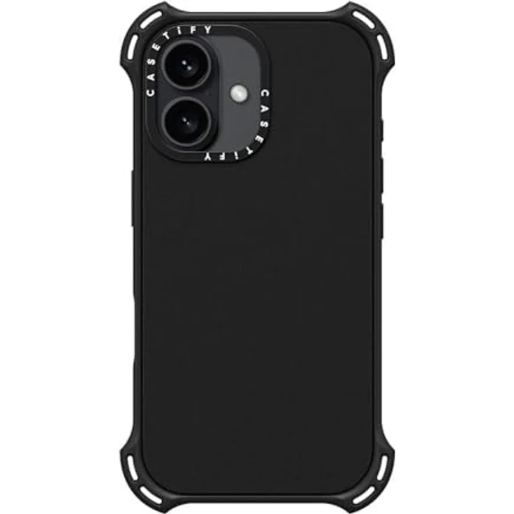 CASETiFY Bounce Schutzhülle für iPhone 16, stoßfest, 6,5 m, 6 x Fallschutz in Militärqualität, kompatibel mit Magsafe, Mattschwarz – Bild 5