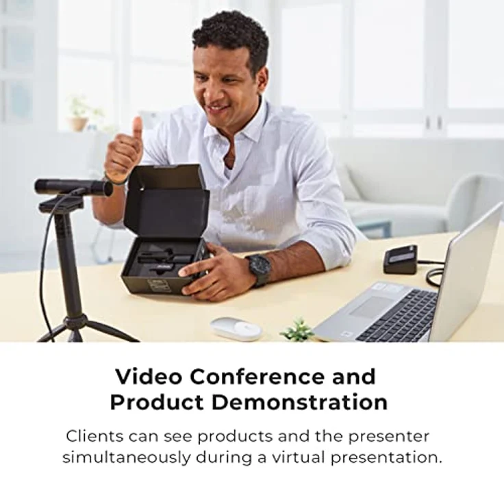 AverMedia PW313D Webcam Autofokus mit 2K30fps und integrierten Full HD 1080p Kameras für PC-Videokonferenzen, funktioniert mit Zoom, Teams, Skype – Bild 5