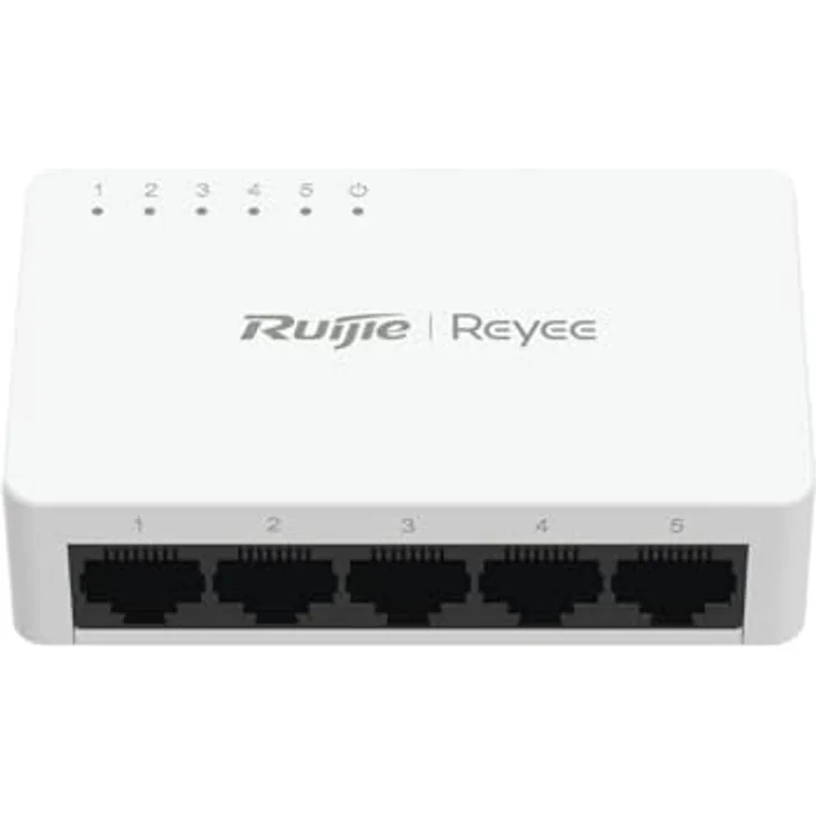 Ruijie Switch RG-ES05G-L, mehrfarbiger Netzwerk-Switch, 9 x 5 x 2 cm