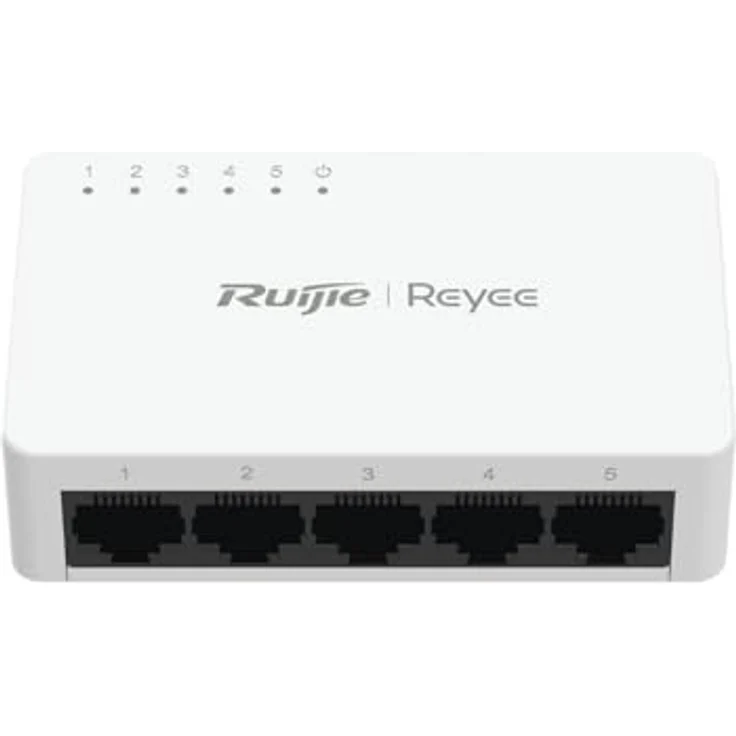 Ruijie Switch RG-ES05G-L, mehrfarbiger Netzwerk-Switch, 9 x 5 x 2 cm – Bild 1