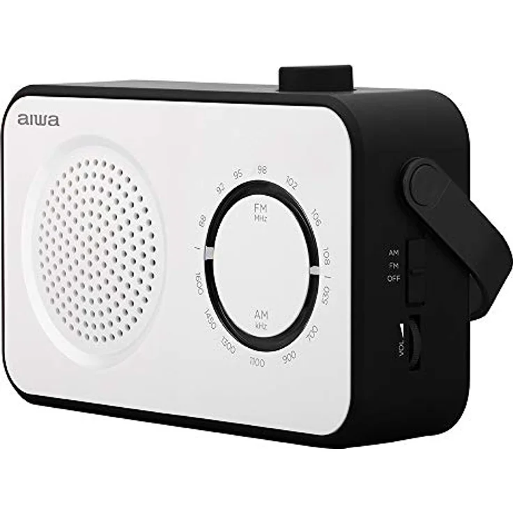 Aiwa R-190BW Tragbar Analog AM FM 2 W 80 - 20000 Hz 10 cm – Bild 3