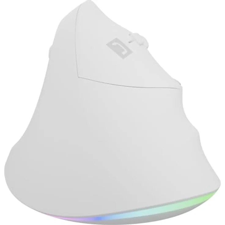 Natec CRAKE 2 PRO, vertikale USB-Maus mit 6 Tasten, ergonomisch, weiß – Bild 4