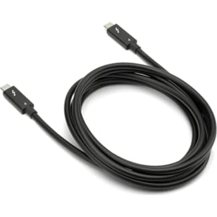 OWC USB-C Kabel, 2 Meter Thunderbolt 3, 20Gb/s, Schwarz, 8K Unterstützung – Bild 3