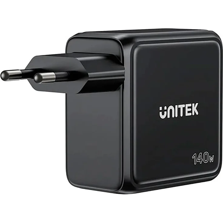 Unitek GaN Ladegerät mit Display, 140W, 3xUSB-C, Power Delivery 3.0, Quick Charge 4.0
