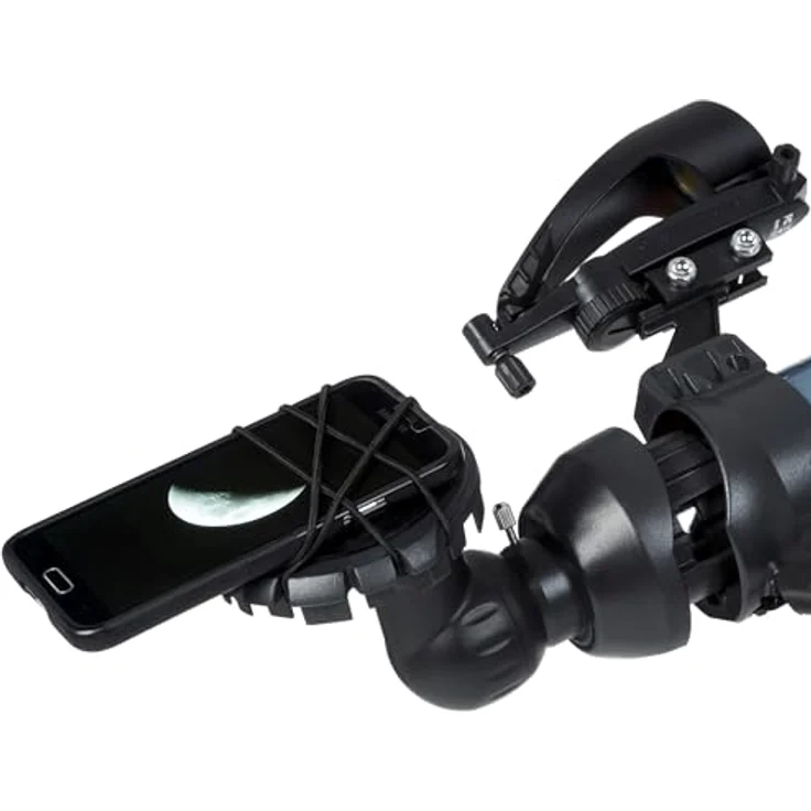 Celestron 22403 Inspire 100AZ Refraktor-Smartphone-Adapter integriert, Refraktor – Blau – Bild 6