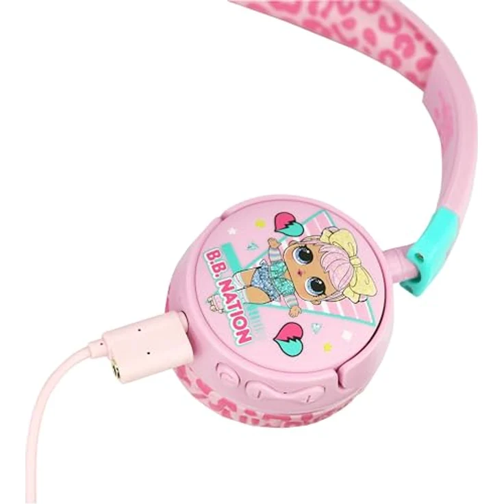 OTL B.B.Nation, Kabellose Kopfhörer mit V5.3 Bluetooth, 24 Stunden Akkulaufzeit, verstellbar für Kinder ab 3 Jahren, inkl. 3,5-mm Klinkekabel – Bild 7