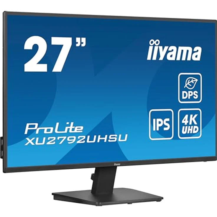 iiyama Prolite XU2792UHSU-B6 68,5cm 27" IPS LED-Monitor 4K UHD HDMI DP USB3.2 USB-C 15W DPS Slim-Line schwarz, Office-Monitor mit IPS-Panel und 4K-Auflösung – Bild 2