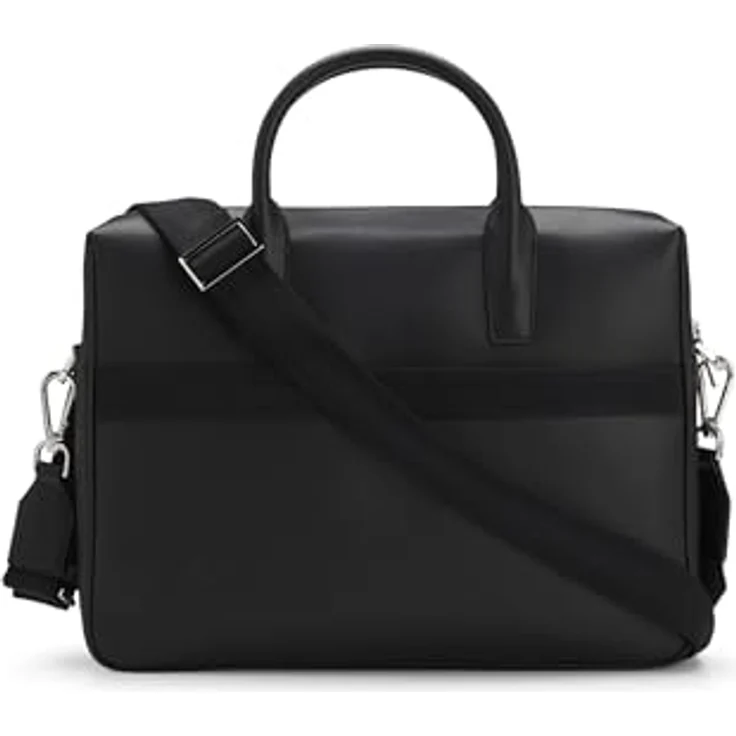 Boss Daxter Aktentasche, Leder 38 cm mit Laptopfach, schwarz – Bild 3