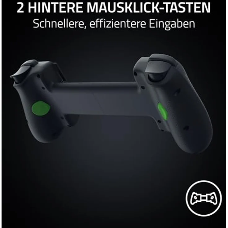 Razer Kishi V3, Fullsize Mobil-Controller für iPhone und Android, USB-C Plug-and-Play, Anti-Drift Analogsticks, 12 Tasten, Sensa HD Haptics, Schwarz – Bild 3
