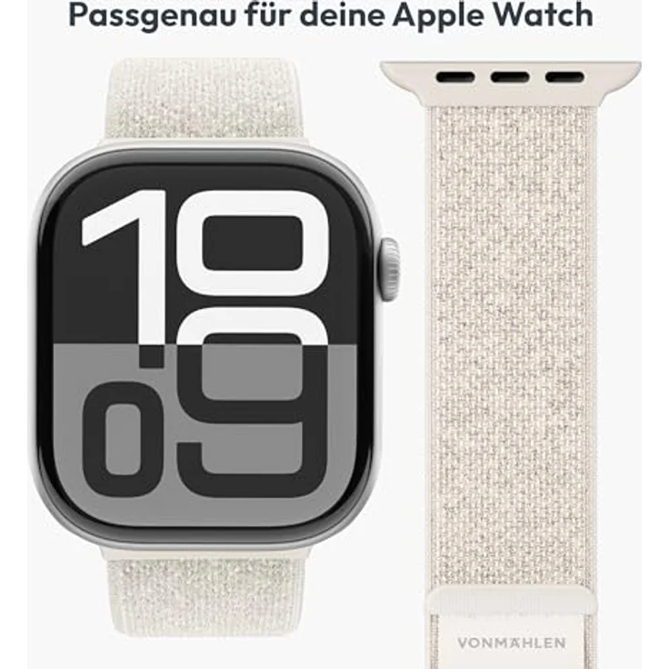 Vonmählen Fitness Loop 2, Wearables-Zubehör für Apple Watch 40/41/42 mm, Cream, versandkostenfrei – Bild 5