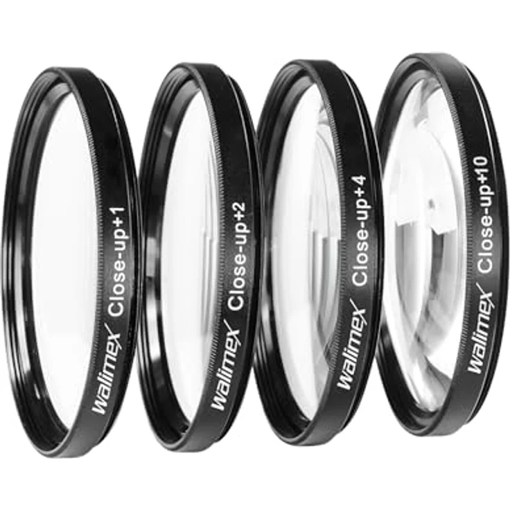 Walimex Close up Makrolinsen-Set 58 mm inkl. +1-+2-+4-+10 Dioptrien – Bild 2