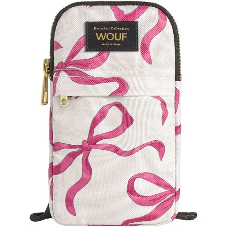 Wouf Handytasche 10.5 cm, rot, aus 100% PET, kompaktes Design (10.5 x 2 x 18 cm)