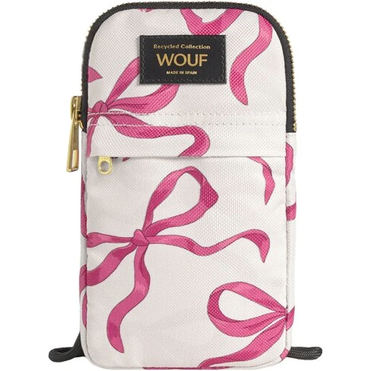 Wouf Handytasche 10.5 cm, rot, aus 100% PET, kompaktes Design (10.5 x 2 x 18 cm)