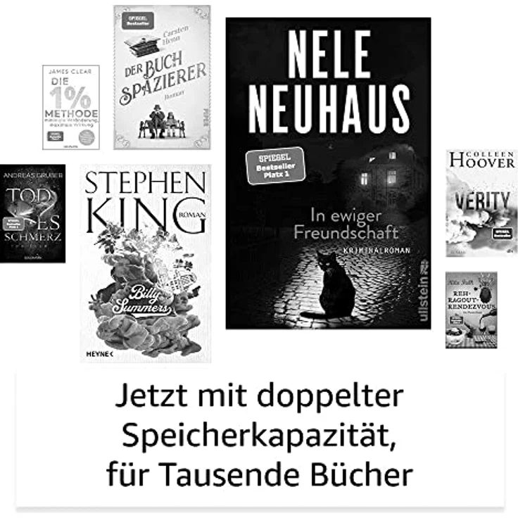 Amazon Kindle (2022) – E-Book-Reader mit 6-Zoll-Display (300 ppi), 16 GB Speicher, mit Werbung, Schwarz, zertifiziert und generalüberholt – Bild 5