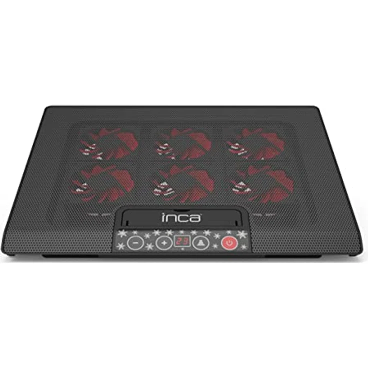 Inca INC-601 GMS 6X Lüfter,Control Panel,2X USB,6 Stufen Gaming Notebook Kühler 7-17 – Bild 4