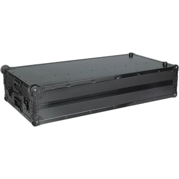 Showgear Portable Z-Style Table, tragbarer Tisch für DJs und Audioanwendungen mit Kabelmanagement, Schwarz – Bild 2