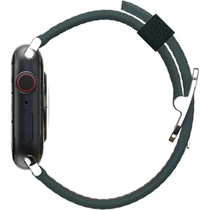 OtterBox Symmetry Cactus Leather Uhrenarmband für Apple Watch 42mm/41mm/40mm, atmungsaktiv und nachhaltig, Blau/Grün – Bild 5
