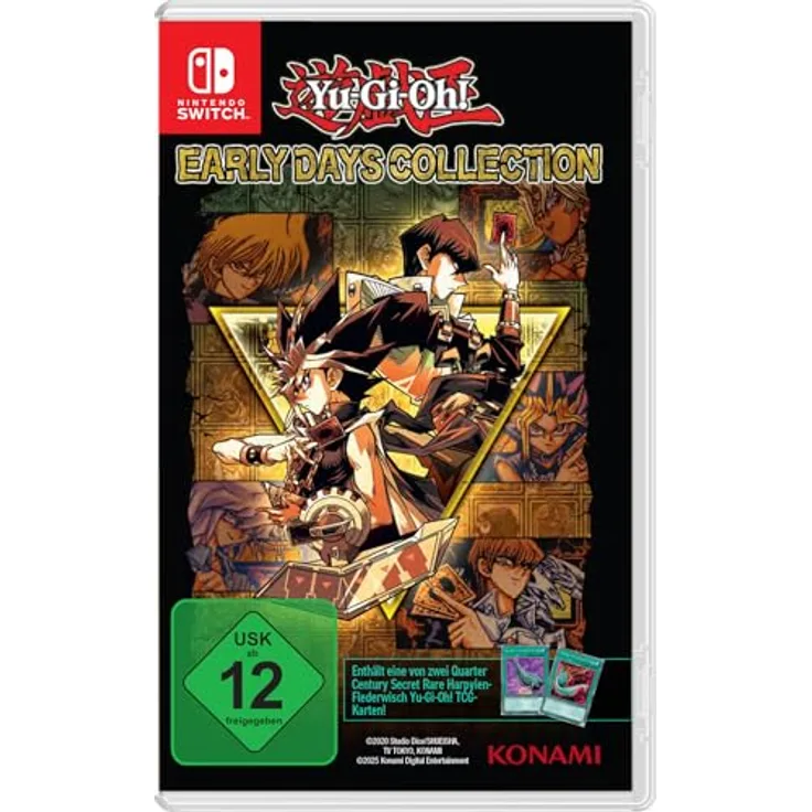 KONAMI Yu-Gi-Oh! Early Days Collection - Switch, Retro-Spiele aus den frühen Tagen von Yu-Gi-Oh!, inklusive exklusiver „Vierteljahrhundert Geheime Seltene“ Bonuskarte