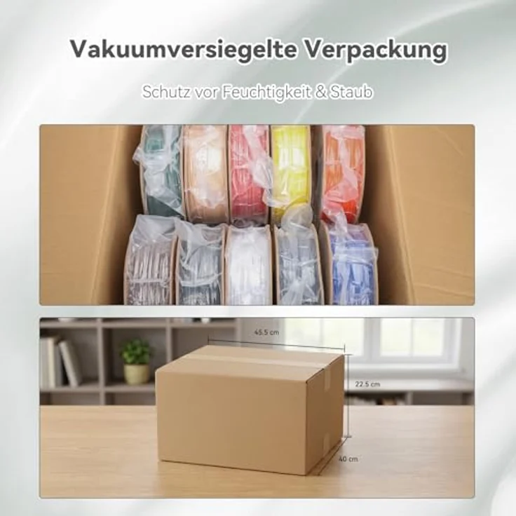 3DHoJor PLA+ Filament 1.75mm, 10KG Set mit 10 Farben, hohe Zähigkeit – Bild 5