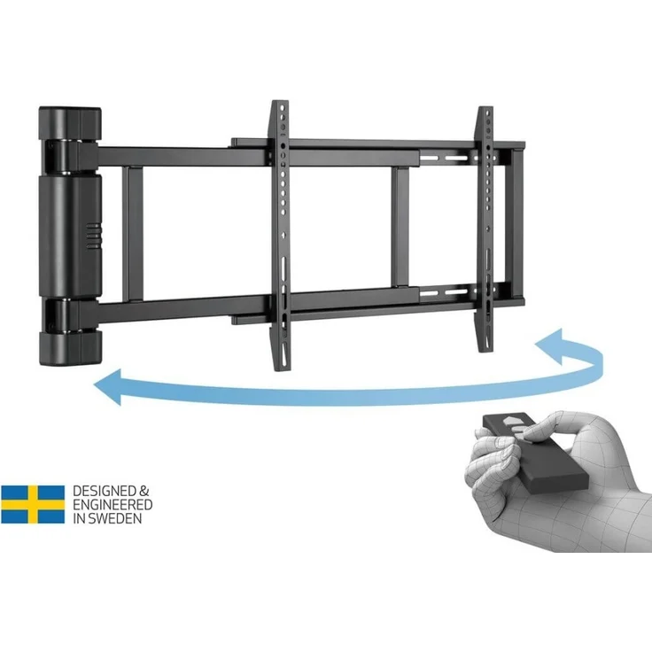 Multibrackets 2642, TV-Halterung für 42-75 Zoll, 50 kg Tragfähigkeit, 170° Schwenkwinkel, Schwarz