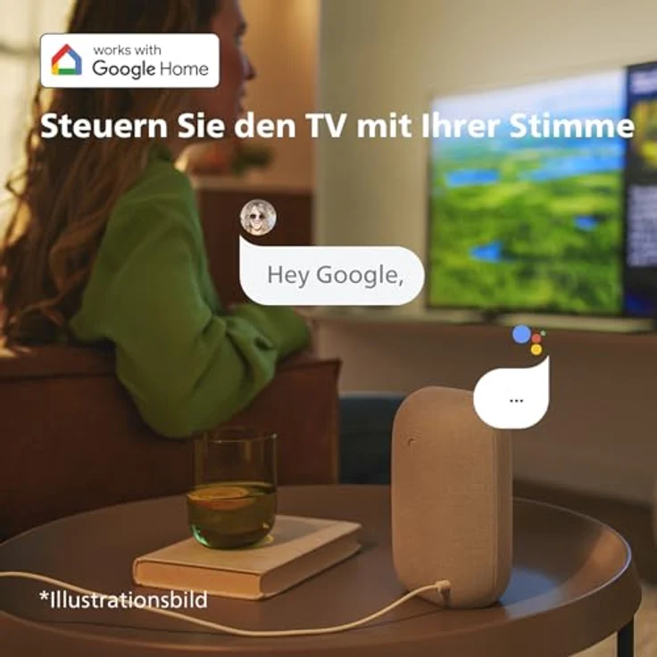 PHILIPS 75PUS7009 4K LED Smart TV - 75-Zoll Display mit Pixel-präziser Ultra HD Titan OS Plattform und Dolby Atmos-Klang - Schwarz – Bild 5