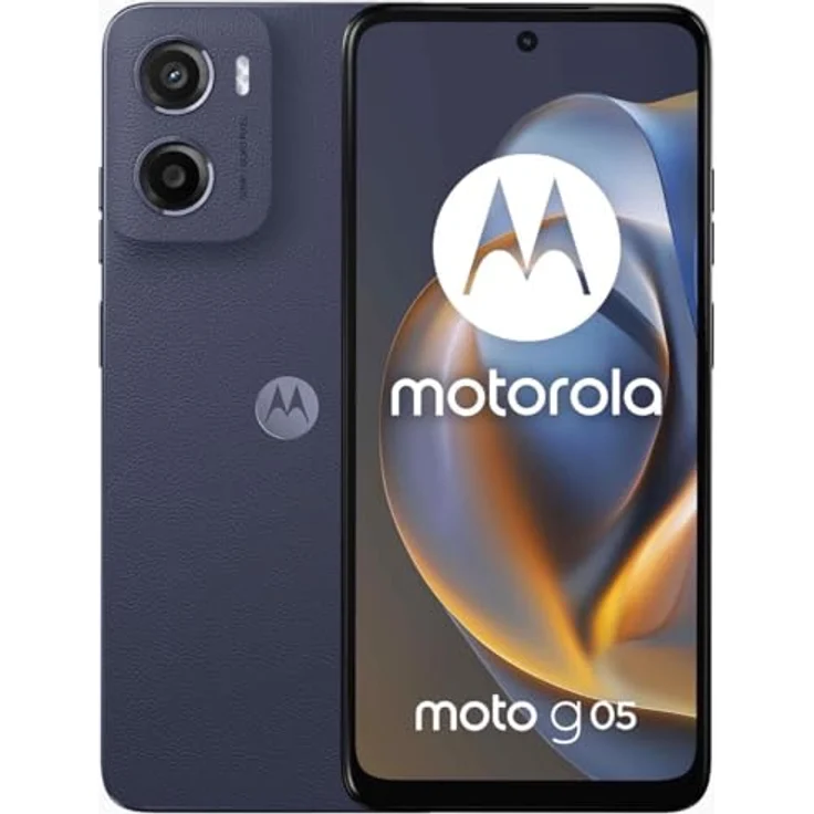 Motorola moto g05 16,9 cm (6.67") Dual-SIM Android 15 4G USB Typ-C 4 GB 128 GB 5200 mAh Blau, Smartphone mit 50-MP-Quad-Pixel-Kamerasystem und TurboPower™ – Bild 1